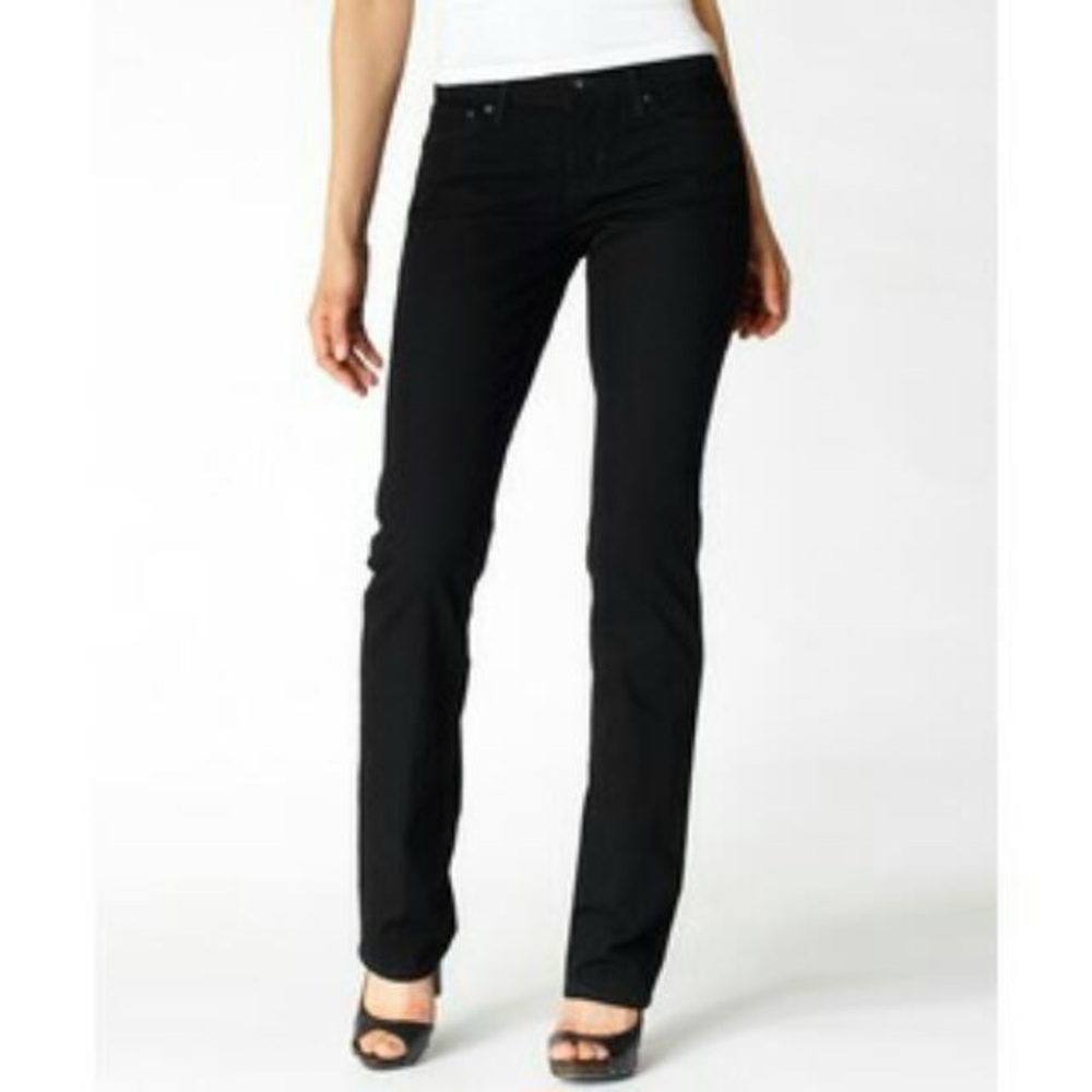 LEVI’S Women's Demi Curve Straight Leg Black Jeans - Size 26